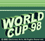World Cup 98 screenshot 4 for GameBoy